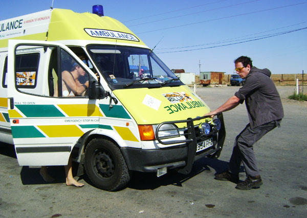 Ambulance in The Mongol Rally