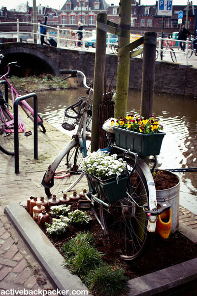Bicycle Flower Holder