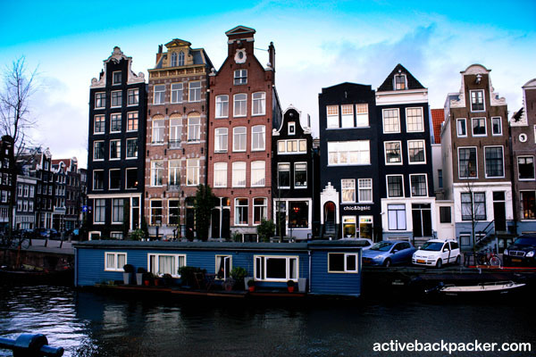 Amsterdam And A Houseboat