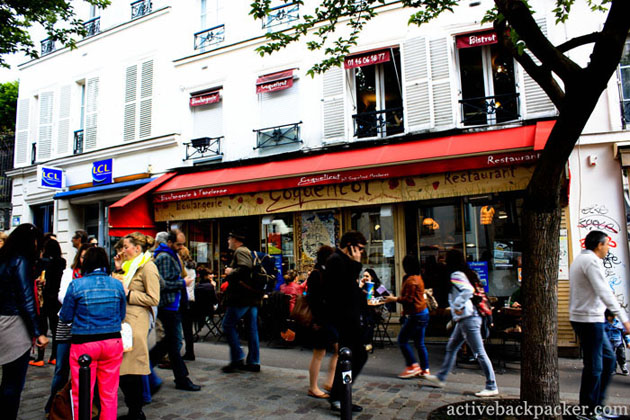 A Street in Montmartre