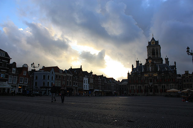 Delft As The Sun Sets
