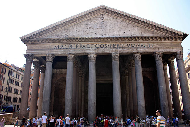 The Pantheon in Rome.