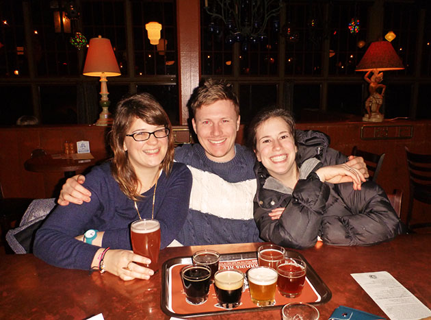Us Enjoying Beers In Kennedys Portland