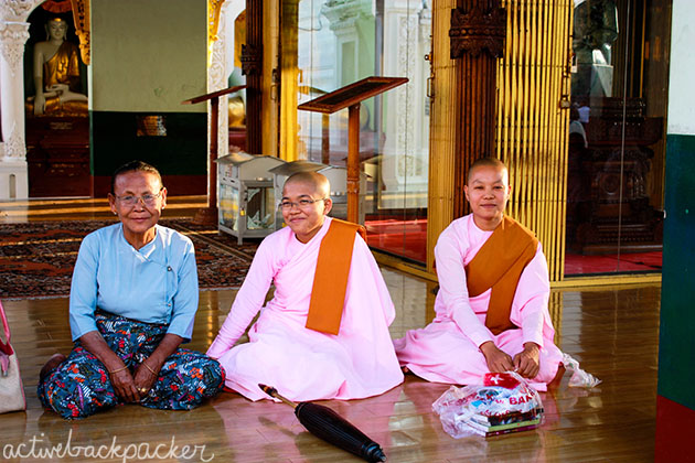 Nuns in Myanmar (Burma)