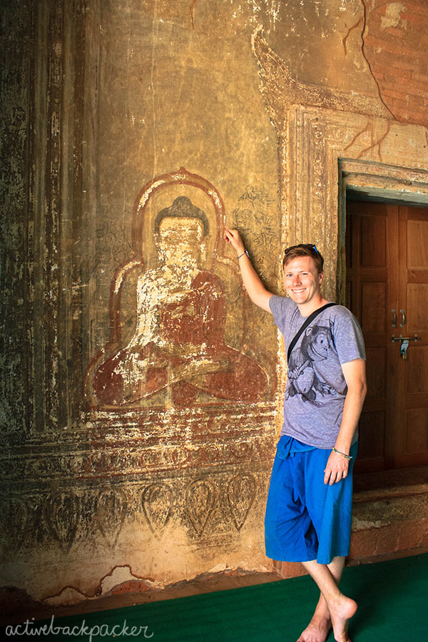 Tom With Ancient Art Buddha