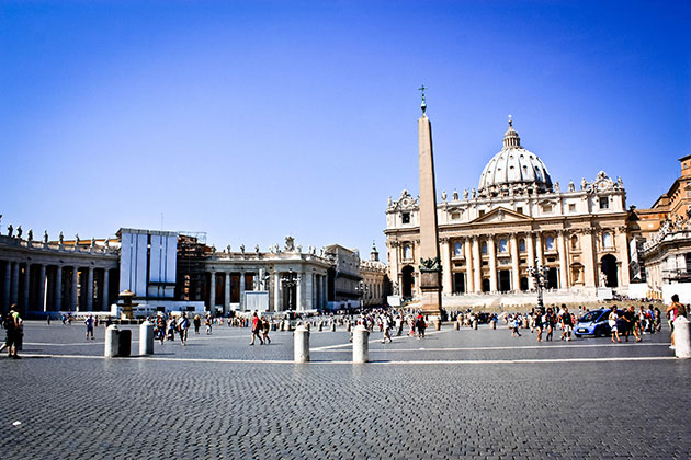 Square of Vatican City in Rome
