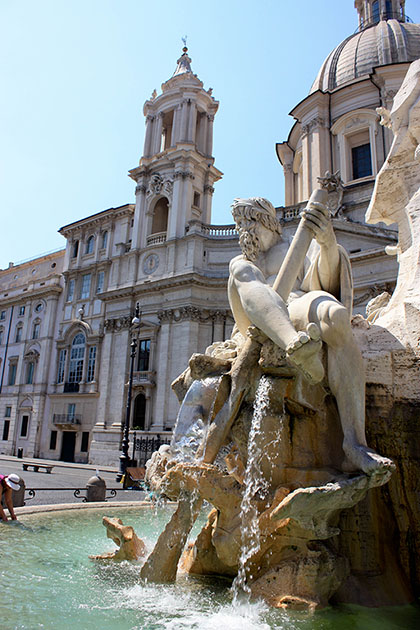 Statue Fountain Rome
