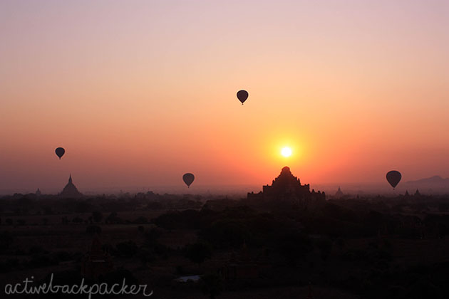 Bagan Sunrise Balloons